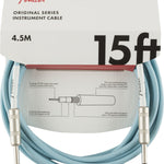 Fender Original Series Instrument Cable, 15', Daphne Blue - Remenyi House of Music