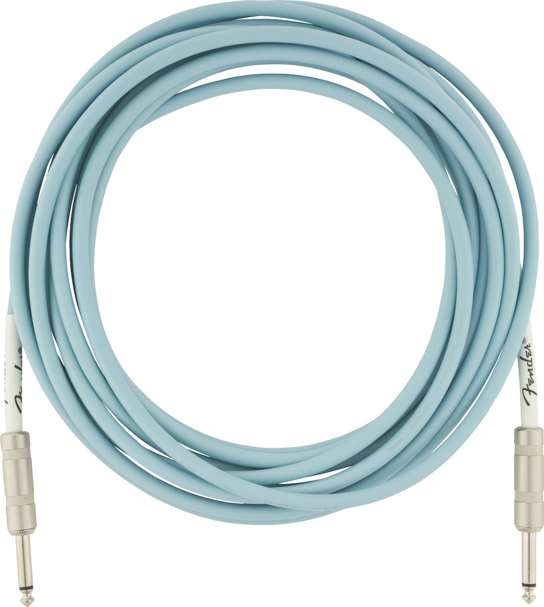 Fender Original Series Instrument Cable, 18.6', Daphne Blue - Remenyi House of Music