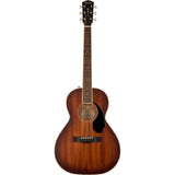 Fender Paramount PS220E Parlor Mah Acoustic/Electric Guitar - Cognac W/C - Remenyi House of Music