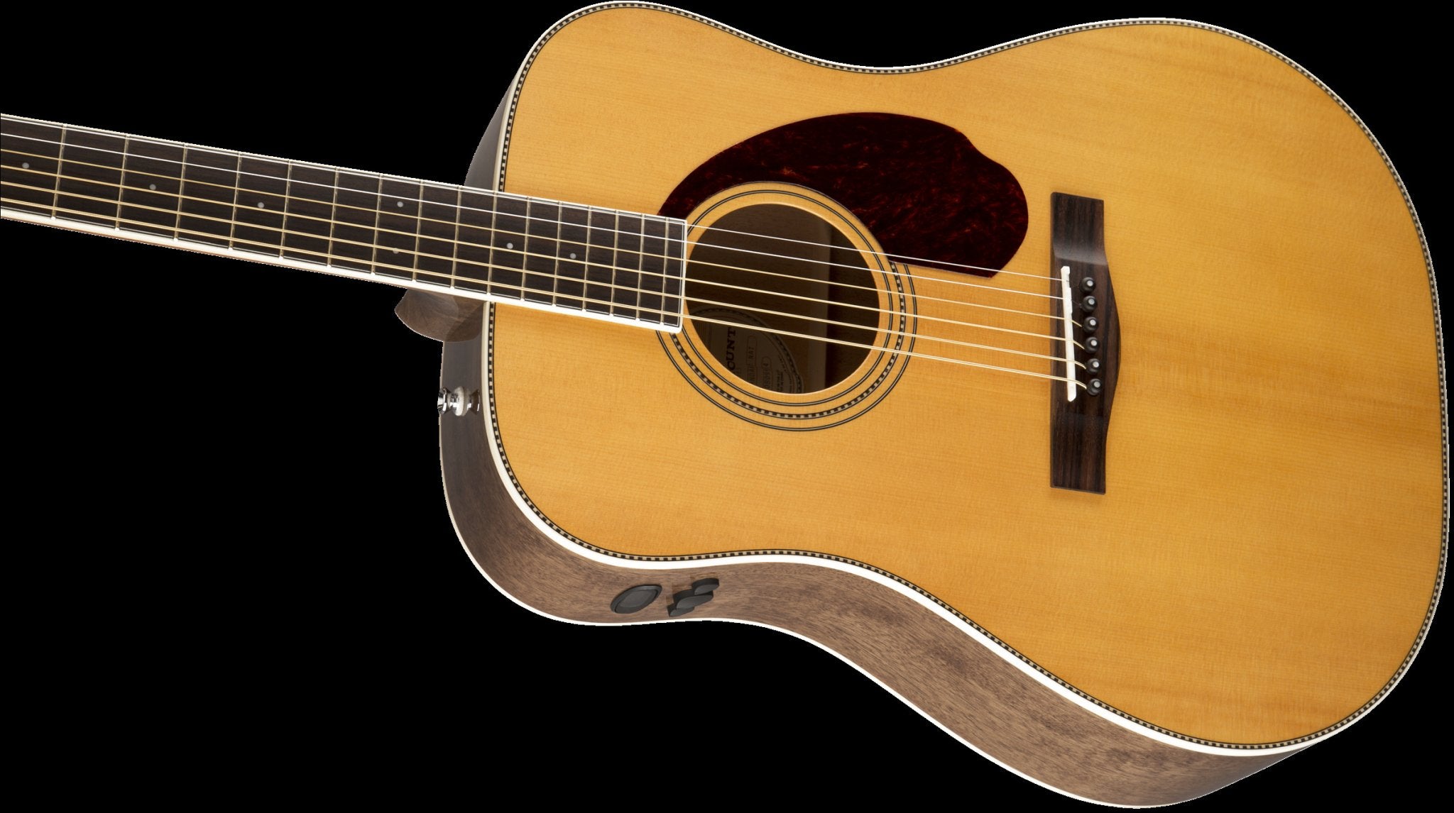 Fender PM - 1E Standard Dreadnought Guitar, Ovangkol Fingerboard, Natural w/case - Remenyi House of Music