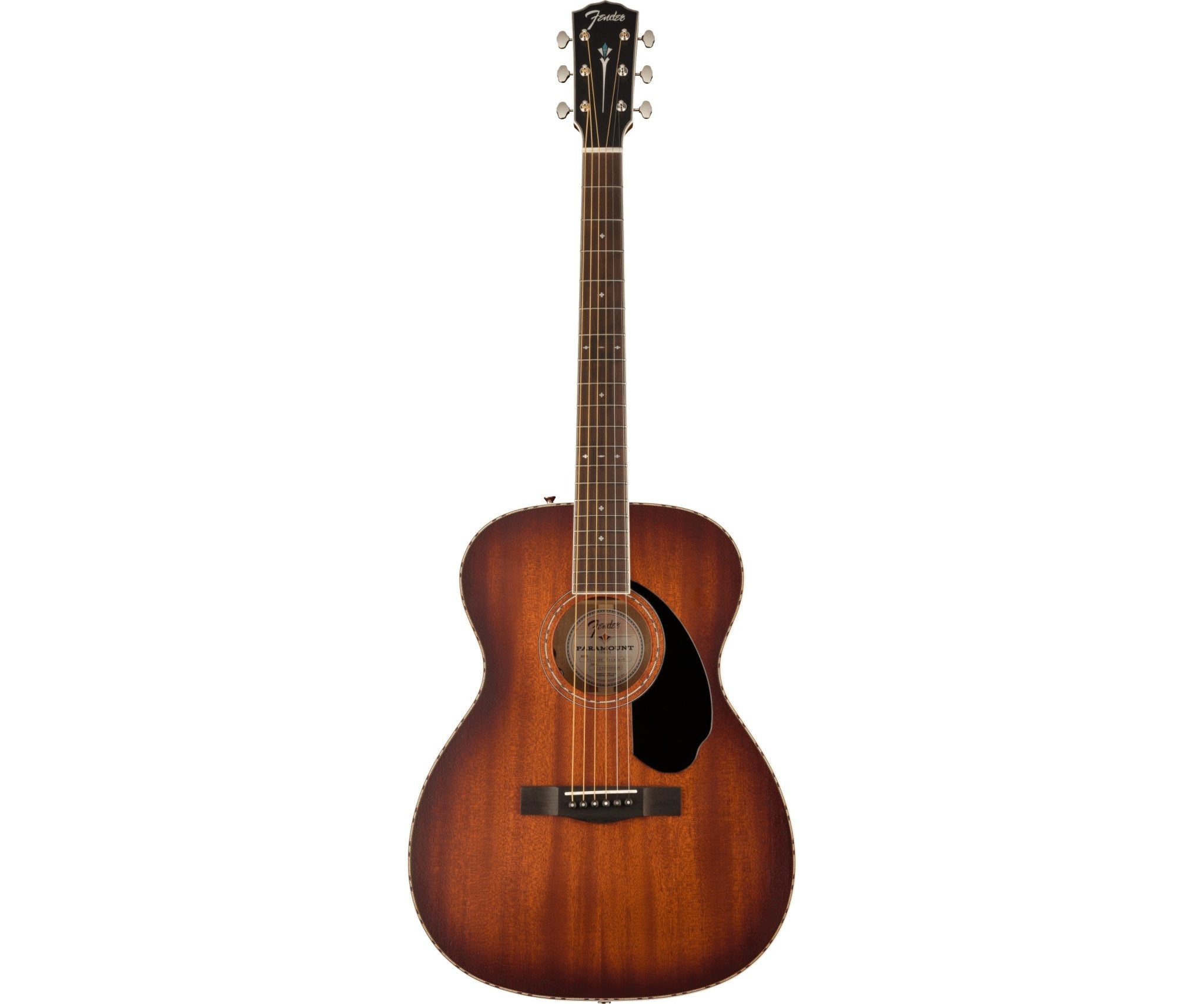 Fender PO - 220E Orchestra Guitar, All Mahogany, Ovangkol Fingerboard, Aged Cognac Burst - Remenyi House of Music