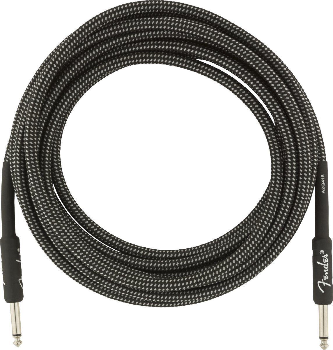 Fender Professional Series Instrument Cable, 15', Gray Tweed - Remenyi House of Music