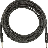 Fender Professional Series Instrument Cable, 15', Gray Tweed - Remenyi House of Music