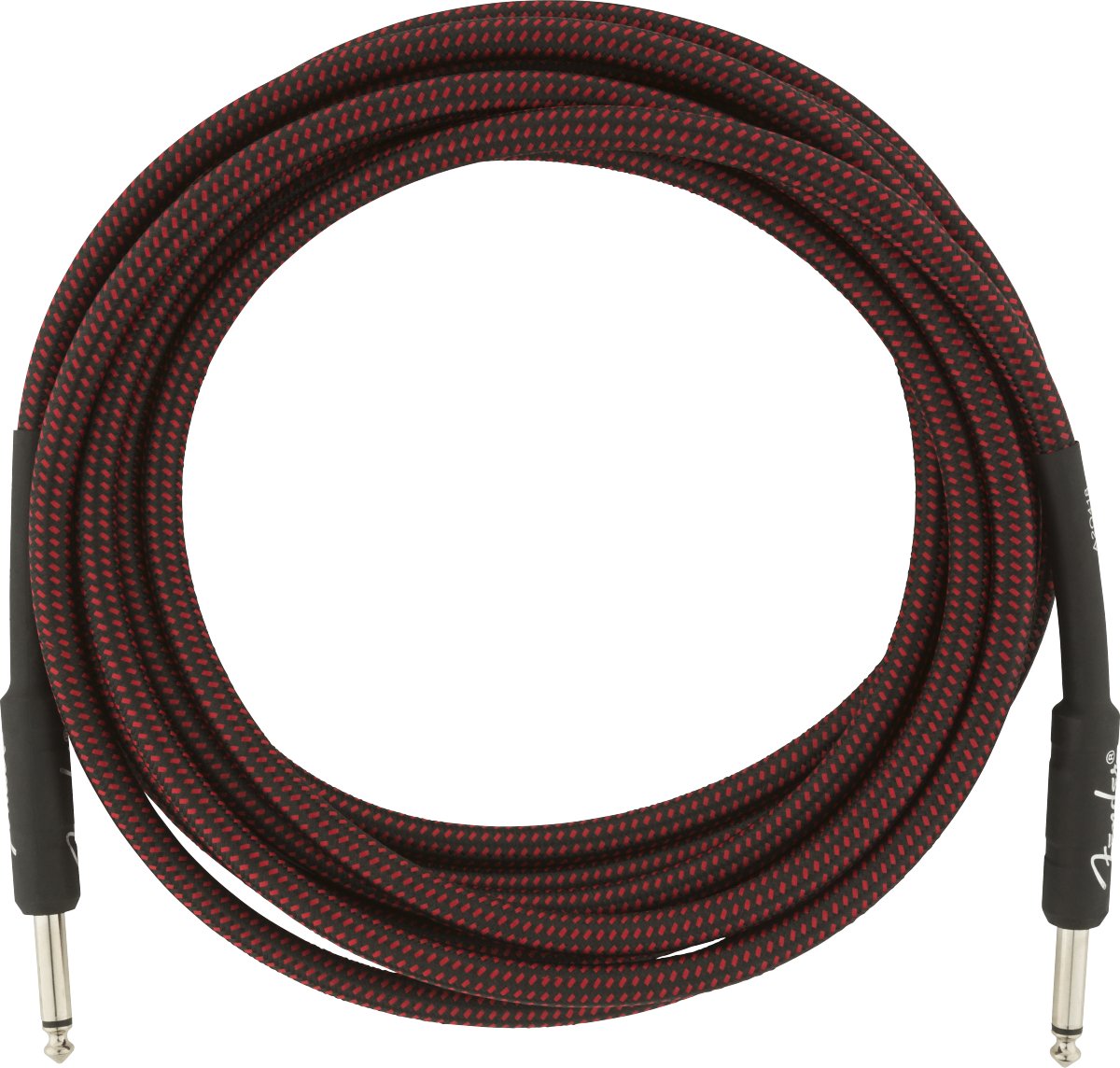 Fender Professional Series Instrument Cable, 15', Red Tweed - Remenyi House of Music