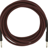 Fender Professional Series Instrument Cable, 15', Red Tweed - Remenyi House of Music