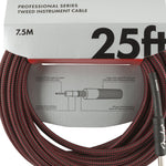 Fender Professional Series Instrument Cable, 25', Red Tweed - Remenyi House of Music