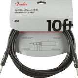 Fender Professional Series Instrument Cable, Straight/Straight, 10', Black - Remenyi House of Music