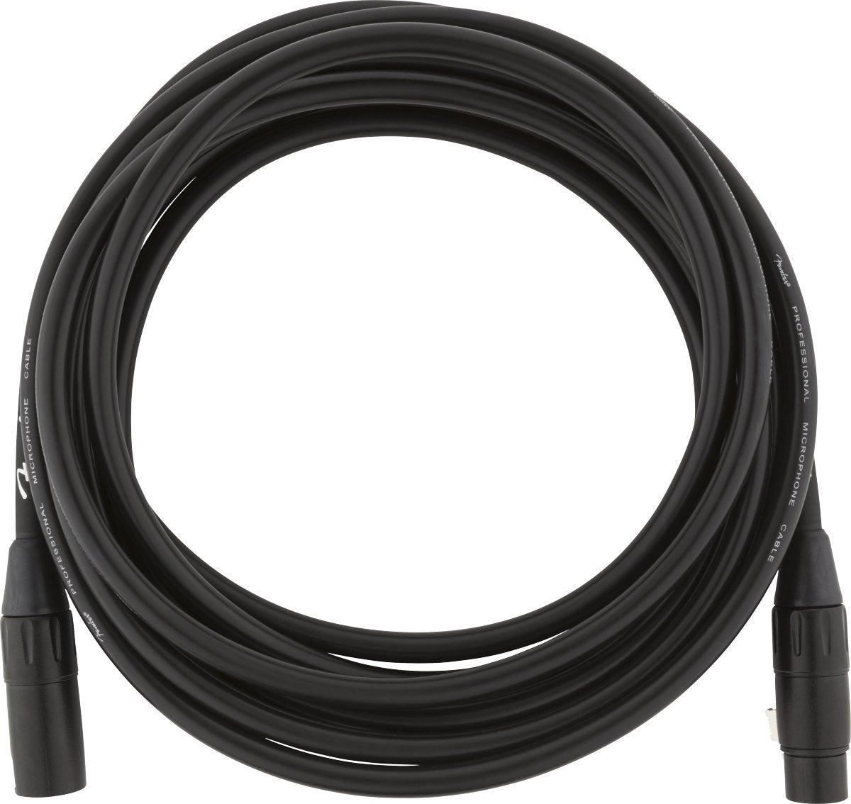 Fender Professional Series Microphone Cable, 15', Black - Remenyi House of Music