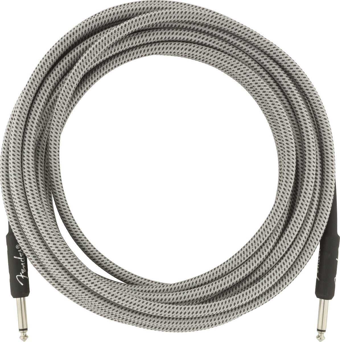 Fender Professional Series Tweed Instrument Cable 18.6' White Tweed. - Remenyi House of Music