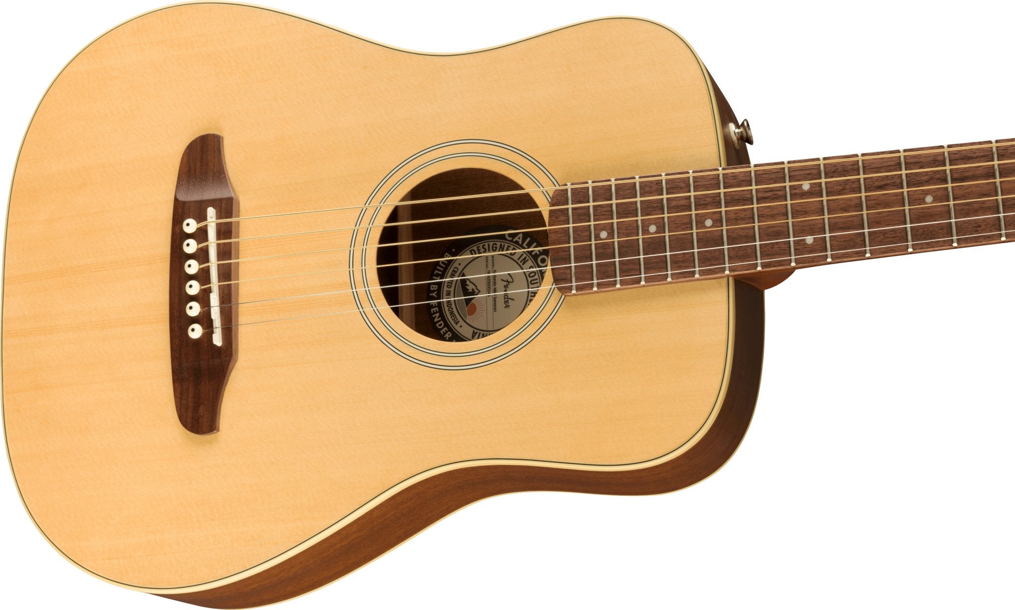 Fender Redondo Mini Guitar, Natural - Remenyi House of Music