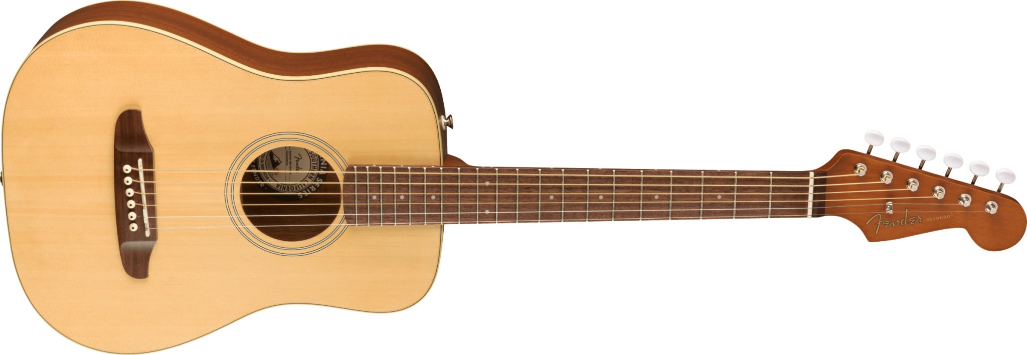 Fender Redondo Mini Guitar, Natural - Remenyi House of Music