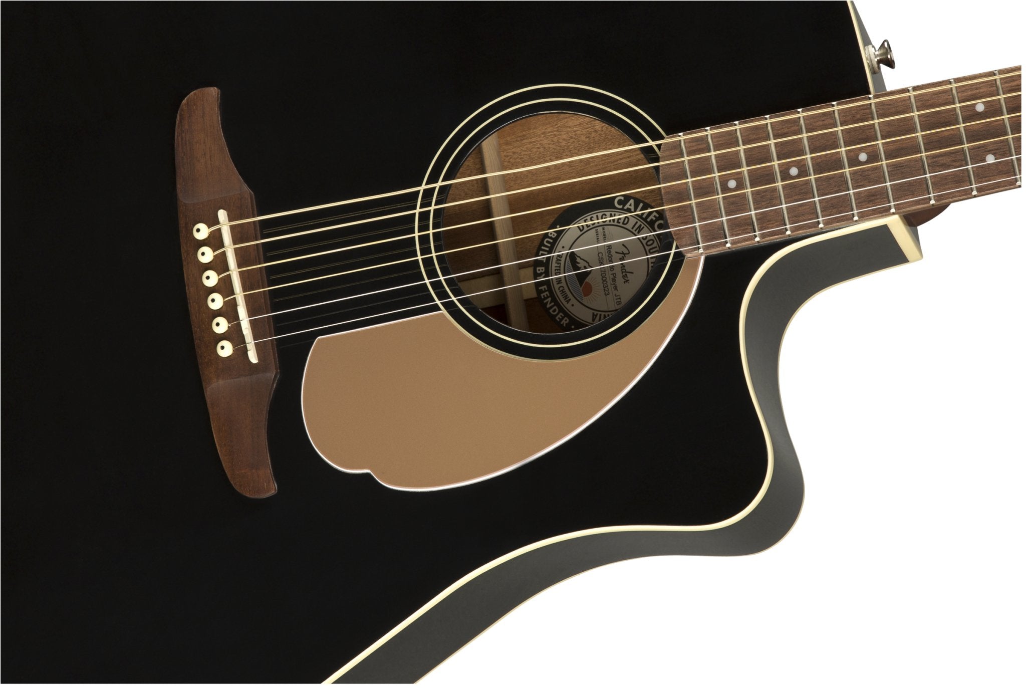 Fender Redondo Player Guitar, Walnut Fingerboard, Jetty Black - Remenyi House of Music