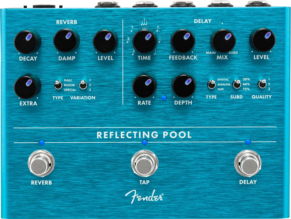 Fender Reflecting Pool Delay/Reverb Pedal - Remenyi House of Music