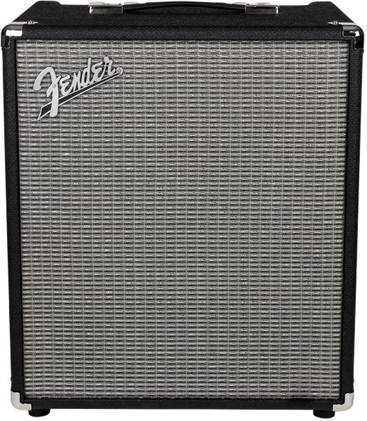 Fender Rumble 100 (V3), 120V Bass Amp, Black/Silver - Remenyi House of Music