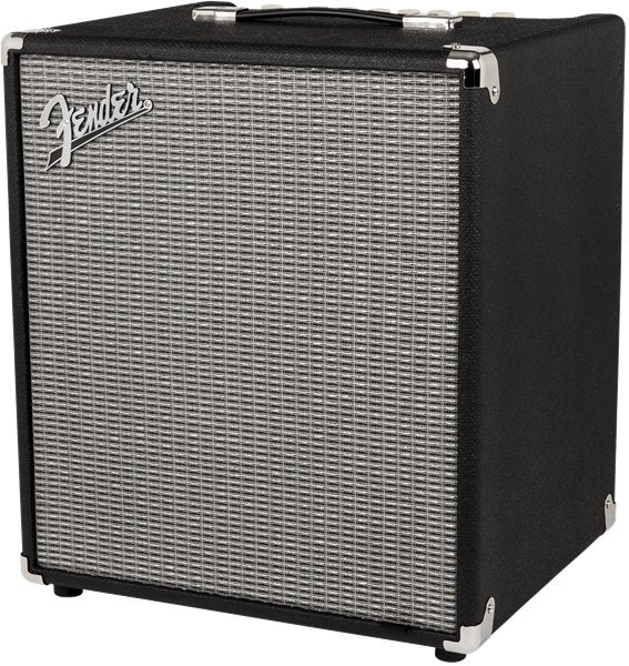 Fender Rumble 100 (V3), 120V Bass Amp, Black/Silver - Remenyi House of Music