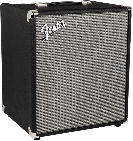 Fender Rumble 100 (V3), 120V Bass Amp, Black/Silver - Remenyi House of Music