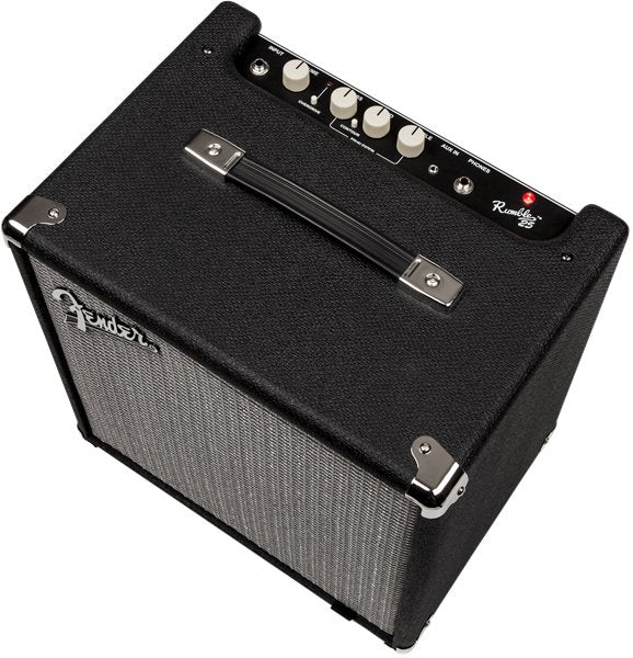 Fender Rumble 25 (V3), 120V Amp, Black/Silver - Remenyi House of Music