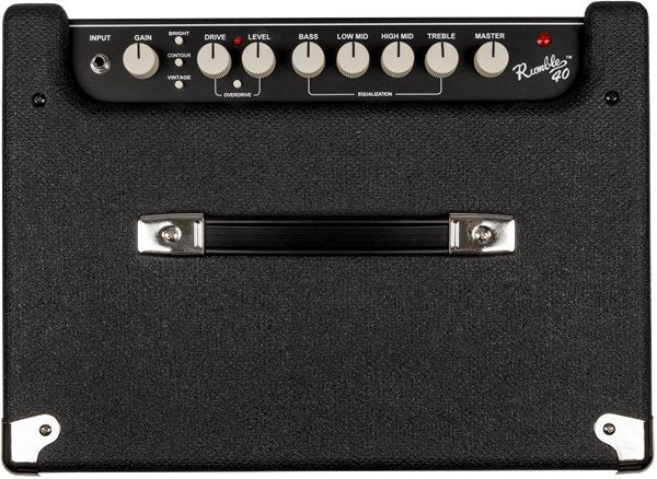 Fender Rumble 40 (V3), 120V Amp, Black/Silver - Remenyi House of Music