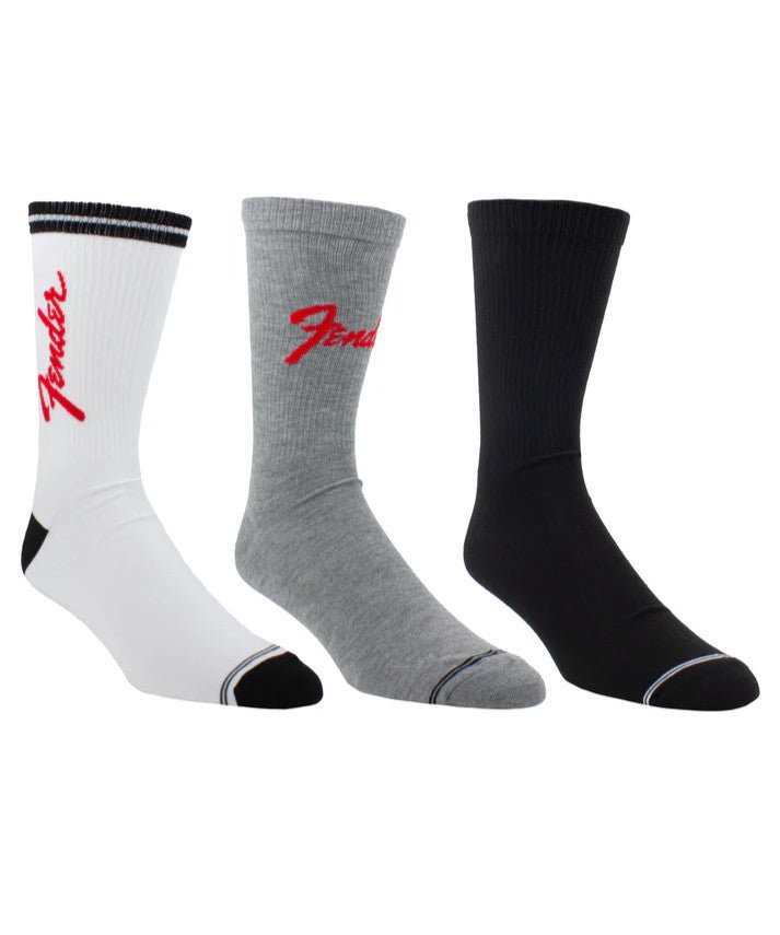 Fender Socks - 3 Pair Gift Box - Remenyi House of Music