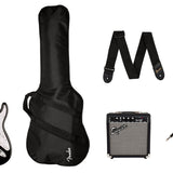 Fender Squier Stratocaster Guitar/Amp Pack with Gig Bag - Black - Remenyi House of Music