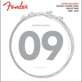 Fender Super Bullet Strings, Nickel Plated Steel, Bullet End, 3250L Gauges .009 - .042, (6) - Remenyi House of Music