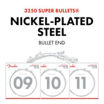 Fender Super Bullet Strings, Nickel Plated Steel, Bullet End, 3250L Gauges .009 - .042, (6) - Remenyi House of Music