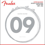 Fender Super Bullet Strings, Nickel Plated Steel, Bullet End, 3250LR Gauges .009 - .046, (6) - Remenyi House of Music