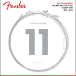 Fender Super Bullet Strings, Nickel Plated Steel, Bullet End, 3250M Gauges .011 - .049, (6) - Remenyi House of Music