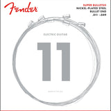 Fender Super Bullet Strings, Nickel Plated Steel, Bullet End, 3250M Gauges .011 - .049, (6) - Remenyi House of Music