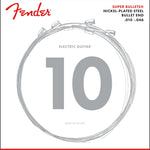 Fender Super Bullet Strings, Nickel Plated Steel, Bullet End, 3250R Gauges .010 - .046, (6) - Remenyi House of Music