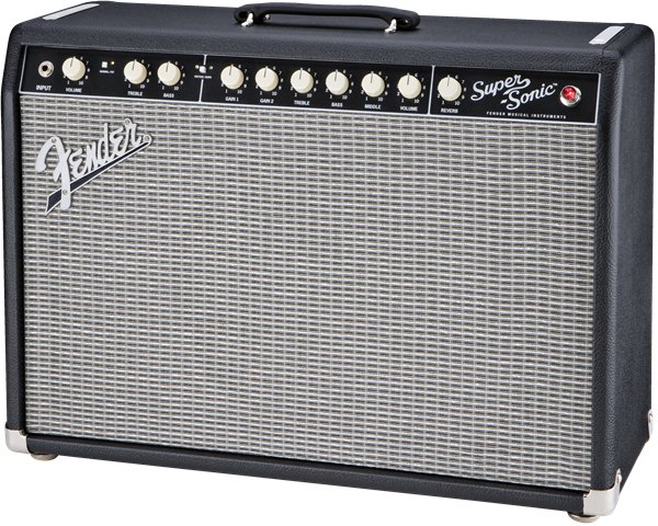 Fender Super - Sonic 22 Combo Amp, Black, 120V - Remenyi House of Music