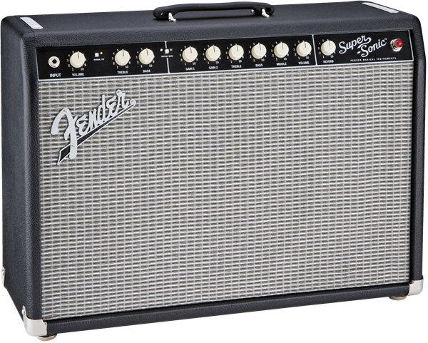 Fender Super - Sonic 22 Combo Amp, Black, 120V - Remenyi House of Music