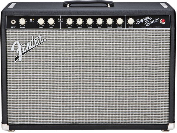 Fender Super - Sonic 22 Combo Amp, Black, 120V - Remenyi House of Music