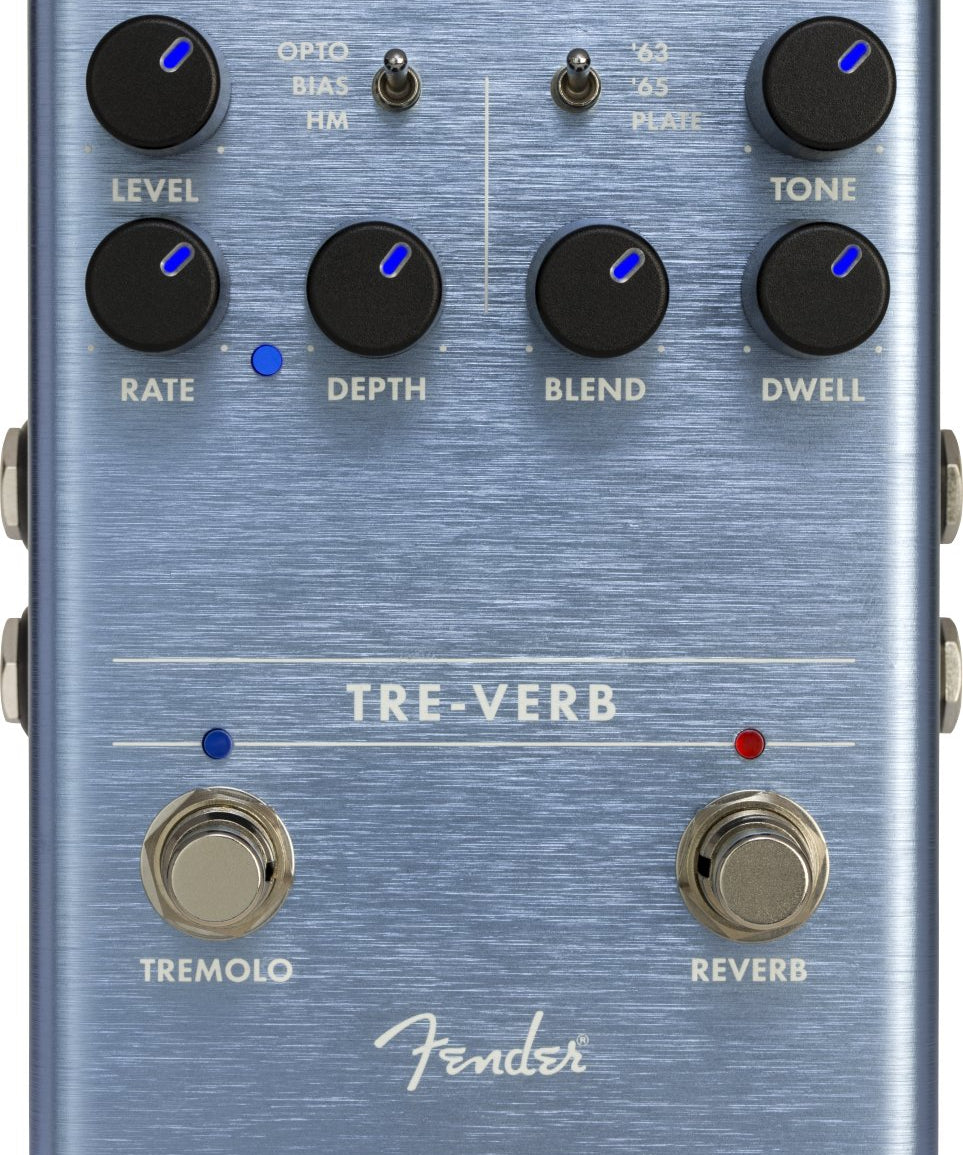 Fender Tre - Verb Digital Reverb/Tremolo Pedal - Remenyi House of Music