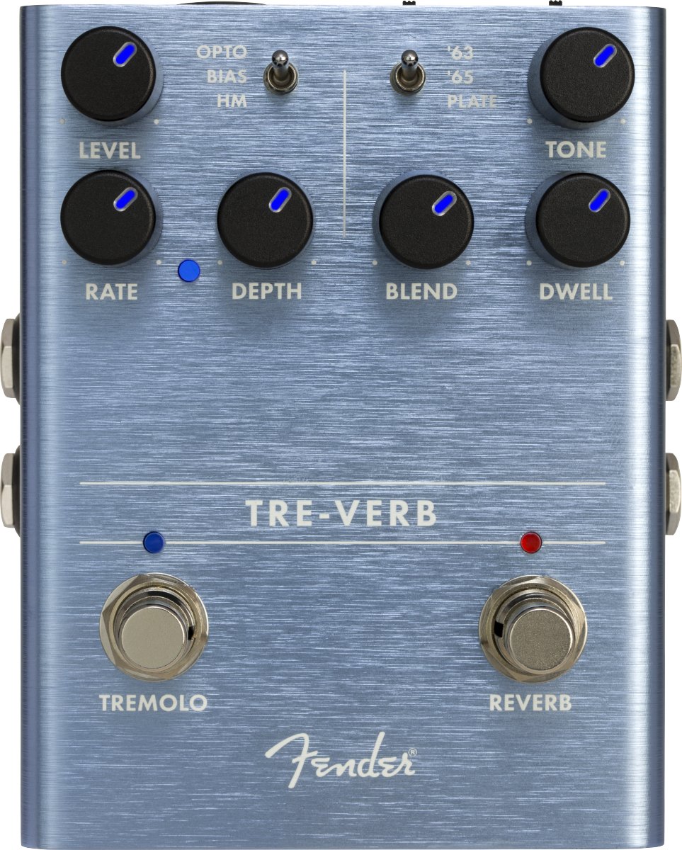 Fender Tre - Verb Digital Reverb/Tremolo Pedal - Remenyi House of Music