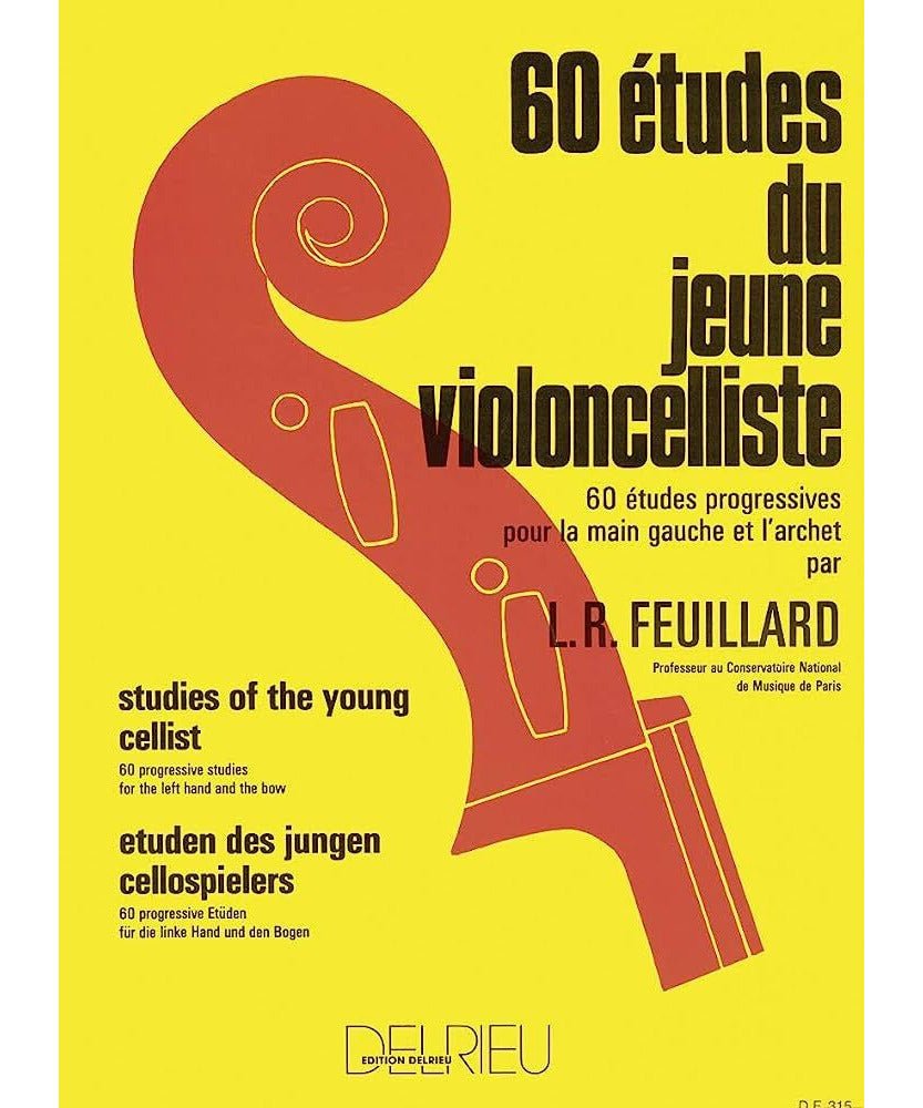 Feuillard L.R. - 60 Studies of the Young Cellist - Remenyi House of Music