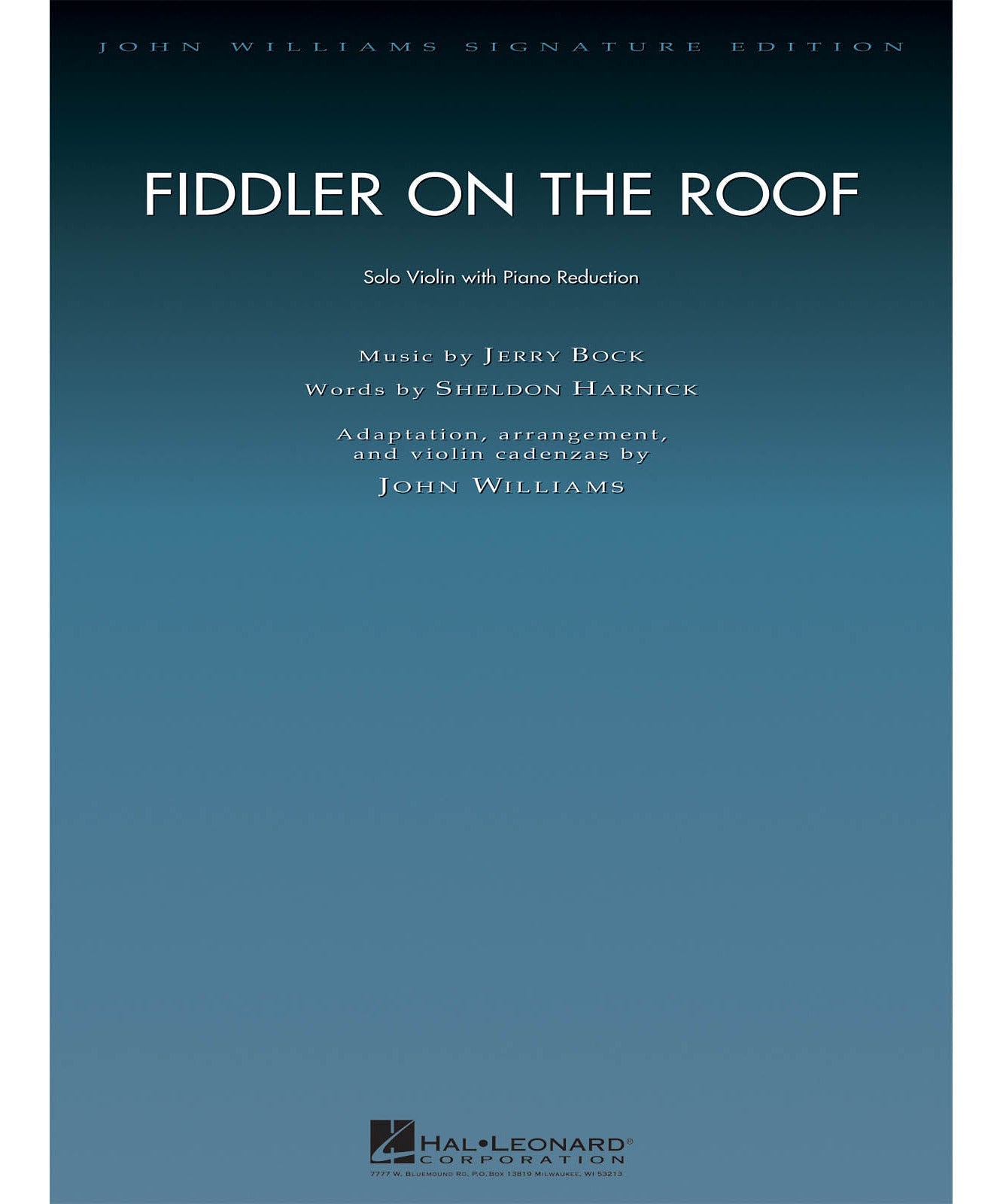 Fiddler on the Roof (Violin and Piano) - Remenyi House of Music