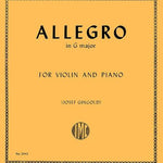 Fiocco, J.H. - Allegro in G Major - Remenyi House of Music