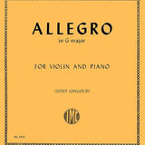 Fiocco, J.H. - Allegro in G Major - Remenyi House of Music
