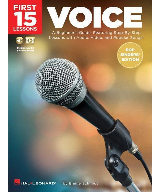 First 15 Lessons - Voice (Pop Singers' Edition) - Remenyi House of Music