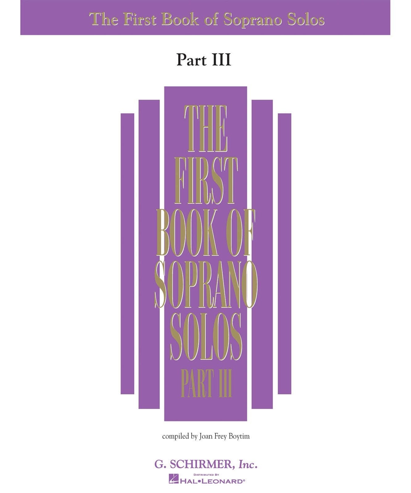 First Book of Soprano Solos - Part III - Remenyi House of Music