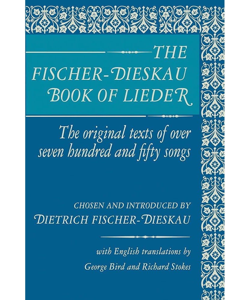 Fischer - Dieskau Book of Lieder - Remenyi House of Music