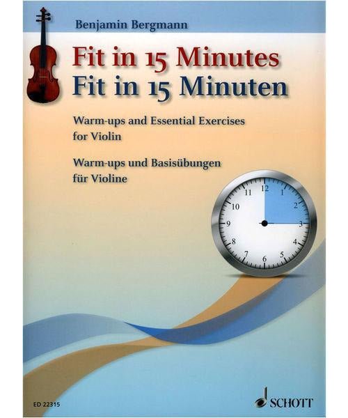 Fit in 15 Minutes - Warm - Ups and Essential Exercises for Violin - Remenyi House of Music