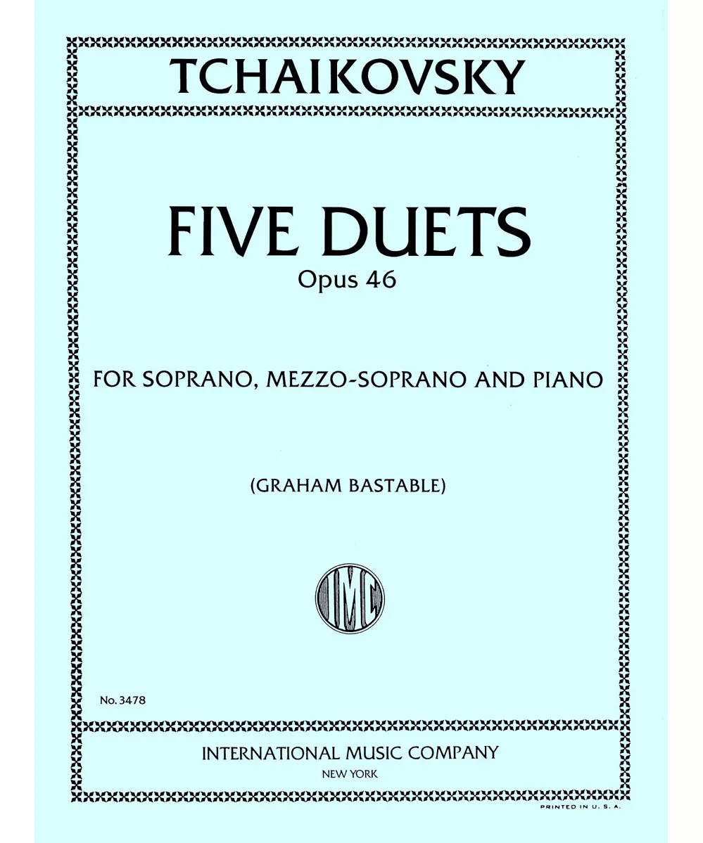 Five Duets, Opus 46 (R. & E.) (S.,Ms.), for Soprano, Mezzo - soprano and Piano - Remenyi House of Music