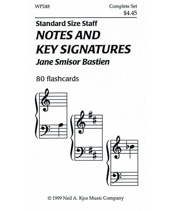 Flash Cards - Notes & Key Signatures - Remenyi House of Music