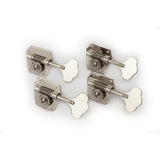 Fender Pure Vintage Bass Tuning Machines, Nickel-Plated Steel, (4)