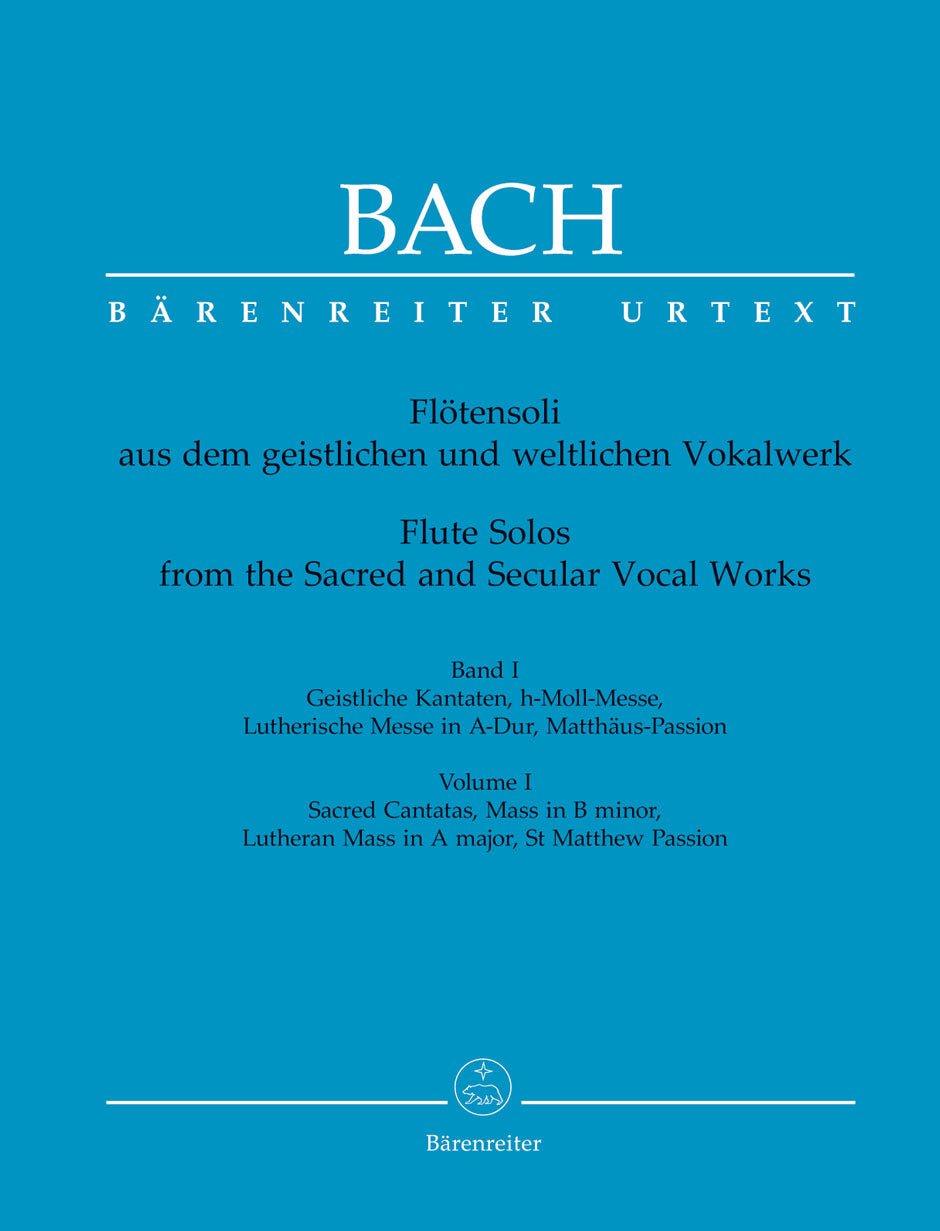 Flute Solos from the Sacred and Secular Vocal Works, Volume I - Remenyi House of Music