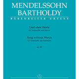 Mendelssohn F. - Song Without Words Op 109