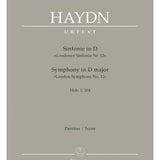 Haydn FJ - Symphonie 104 en ré majeur « Londres »