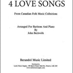 Four Love Songs From a Canadian Folk Collection - Remenyi House of Music